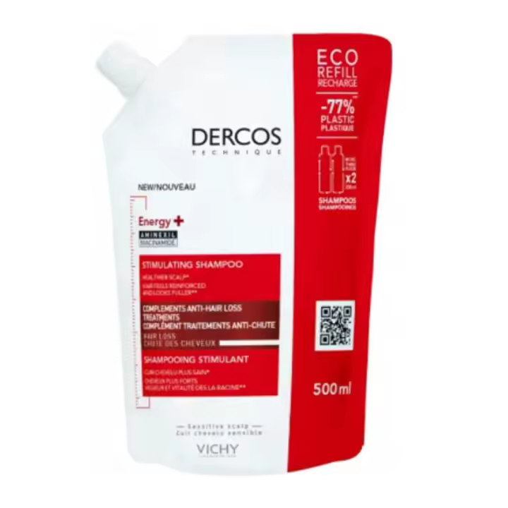 Vichy Dercos Champú Estimulante 500 ml Ecopack - 1