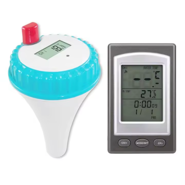 Termómetro digital inalámbrico para piscina con receptor LCD para visualizar la temperatura del Agua - 1