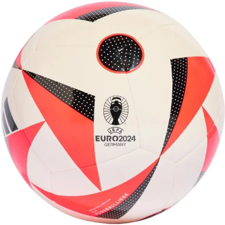 Football adidas Fussballliebe Euro24 Club IN9372 balón de entrenamiento de la serie Fussballliebe Euro24 Club, diseñado para ofrecer un vuelo estable y un gran control en el terreno de juego. - 1