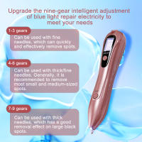 Plasma Pen Herramienta De Belleza Para Eliminar Vainillas Manchas De Piel Nevo Y Tatuajes Con LCD 9 Niveles USB Cable - details 2