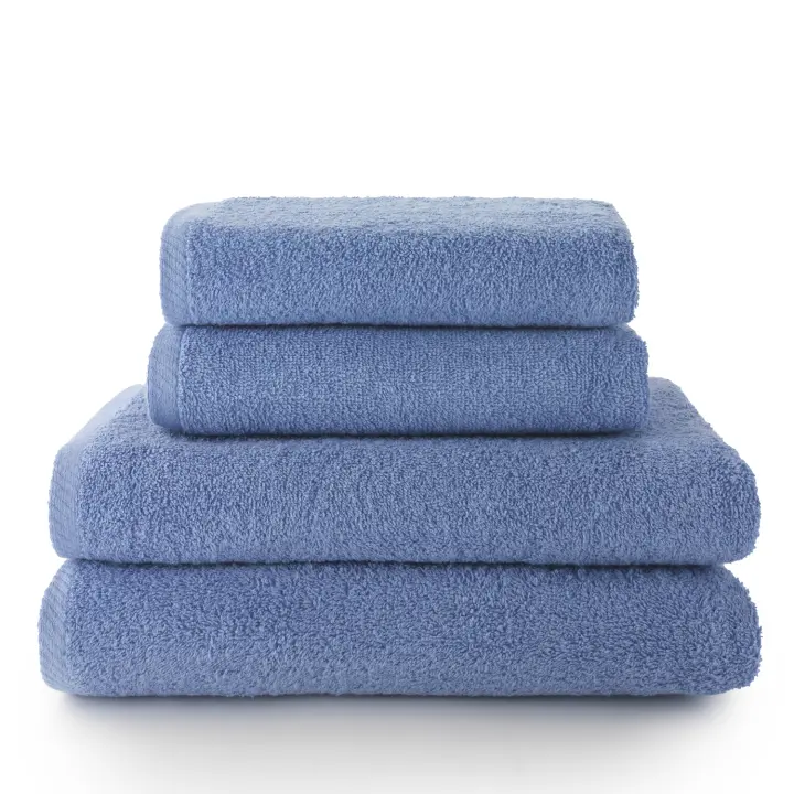 QUALITY TOWELS. Pack TOALLAS color LAVANDA. Fabricadas en algodón cardado de 420 grs/m2. Packs de diferentes tamaños. Muy suaves y absorbentes. - 1