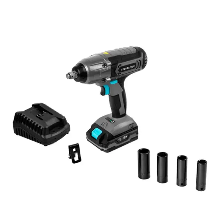 Llave de impacto Cecotec CecoRaptor Perfect Impact 2020 Ultra 20V 2000mAh 2300rpm gris - 1