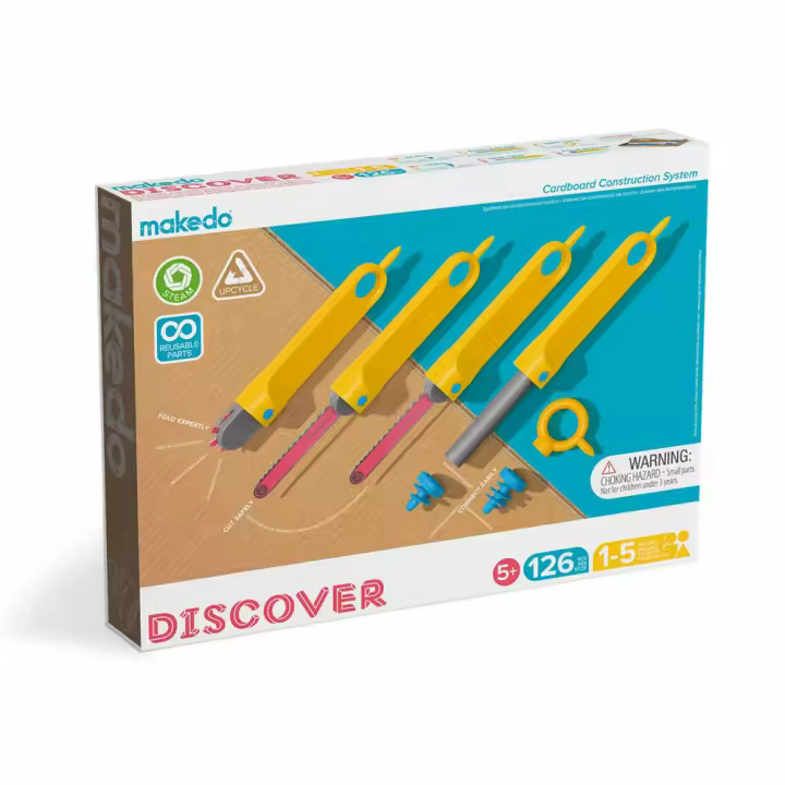 Makedo Discover Kit - 126 piezas - 1