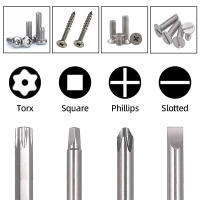 Juego De 30 Piezas De Puntas De Destornillador Magnéticas De Acero S2 100/150mm 1/4 Pulgada Rosca Hexagonal Herramientas Eléctricas Multifuncionales Antideslizantes Phillips Torx Cuadrado - details 3