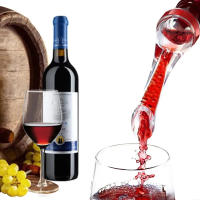 Aerador De Vino Profesional 2-en-1 Que Se Adhiere a Cualquier Botella De Vino Mejora El Sabor Y El Bouquet Spout Pourer De Botella De Vino - details 5