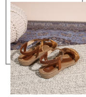 Nuevos zapatos de playa de alta gama de verano, ligeros, de lujo, a la moda, con diamantes de imitación, zapatos casuales para mujer, sandalias planas con banda elástica y punta con clip - details 31
