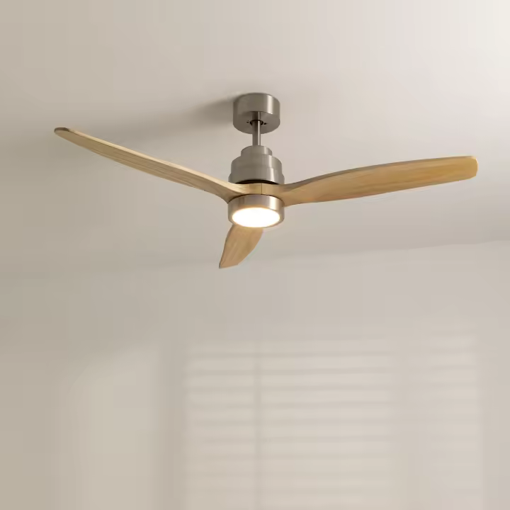 CREATE - Ventilador de techo 40W silencioso Ø132 cm, 6 velocidades, Función Invierno/Verano - Motor Níquel - WIND STYLANCE - 1