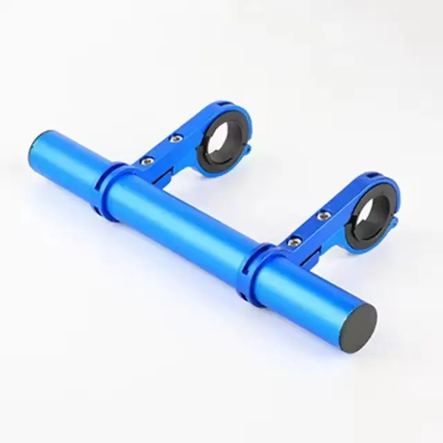 Soporte Multifuncional De Bicicleta De Aluminio 20cm Doble Marco Extensión De Manillar Equipamiento De Ciclismo Luz Código Tabla - 1