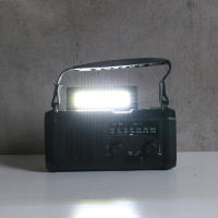 Radio De Emergencia Portátil Con Solar AM/FM Radio De Clima SOS Alarme Luz LED Impermeable Para Camping Al Aire Libre - details 9