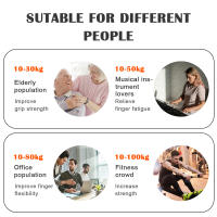 Ajustable Entrenador De Mano Y Muñeca Para Fitness Expansor De Dedos Con Resorte Para Mejorar La Fuerza 10-100Kg - details 4