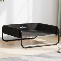 vidaXL Cama elevada para perros tela oxford y acero gris antracita Dimensiones 57 x 57 x 24 cm, 85 x 85 x 33 cm, 70 x 70 x 28.5 cm - details 2