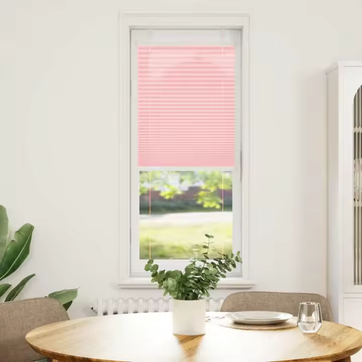Estor Plisado rosa 40x100 cm Tela Ancho 39,4 cm Poliéster - 1