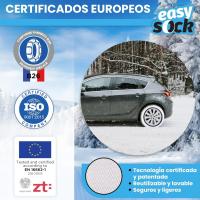 ENERFERO-Cadena de nieve textil para neumaticos,Cadenas Coche Nieve Easy Sock,Cadenas Nieve Coche Antideslizantes y Resistentes,Kit de 2 Cadenas - details 1