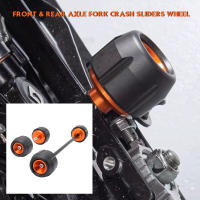 Protector De Ruedas Y Eje Delantero Y Trasero Para Motocicleta Accesorios De RC390 2022 2023 Antideslizante De Manillar Nylon Y Aluminio - details 1