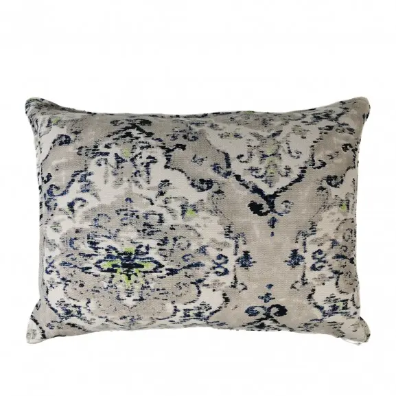 TAPIDECOR - Funda Cojín Estampado Azul Gris - Sofá, Cama, Sillón - 1