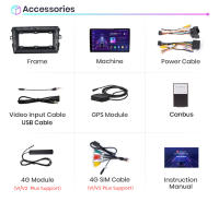 Junsun AI Voice Car Radio Stereo For Toyota Auris E150 2006 2007 2008 2009 2010 2011 2012 Car Auto Radio Built-In Wireless Carplay & Android Auto Automotive Multimedia Touch Screen 360 camera Car Intelligent Systems With GPS Navigation - details 24
