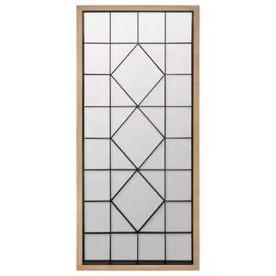 Factory Cuadros Espejo Enzo 165 X 71 Cm Madera y Metal - Decorativo - Pared - Ventana - 1