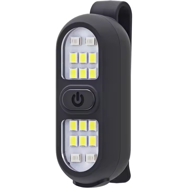 Clip en linterno, Luz de Marcha para corredores Luces DE SEGURIDAD cargables para caminar en la noche portátil EDC gift - 1