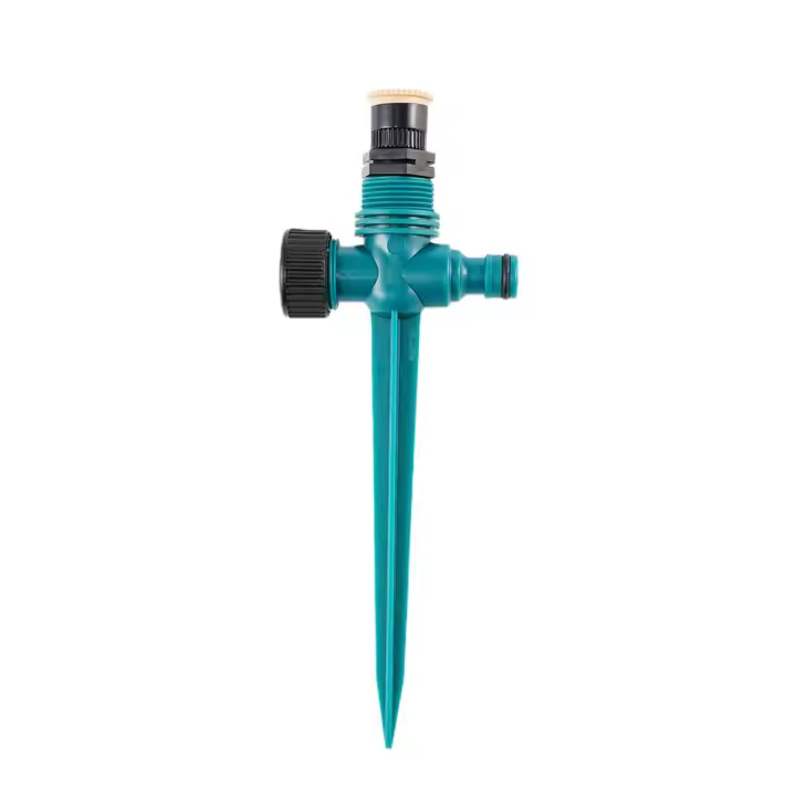 Sistema De Riego Automático 360° Rotación Jeringa De Agua Para Jardín Agricultura Tubo De Tierra Ajustable Plug Buried Atomización - 1