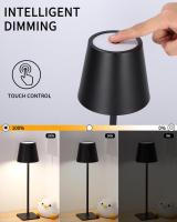 Lámpara de Mesa inalámbrica, lámpara de Mesa LED, impermeable al Aire Libre IP54, adecuada para Extera, Jardín, restorante - details 0