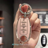 Cubierta De Llave Para Coche Keychain Lanyard Para Nissan Altima Rogue Sentra Pathfinder Frontier Maxima Titan Murano Kicks Juke Versa Arma TPU - details 5