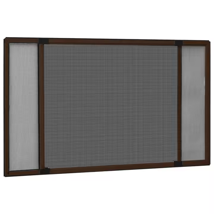 vidaXL Mosquitera Extensible de Ventanas Malla Deslizante Mosca Color Antracita,  Blanco,  Marrón y mas - 1