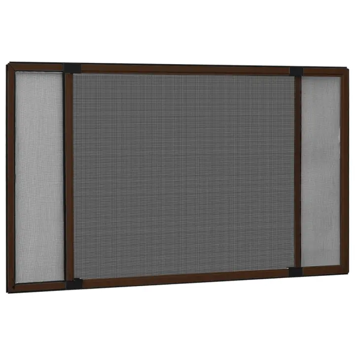vidaXL Mosquitera Extensible de Ventanas Malla Deslizante Mosca Color Antracita,  Blanco,  Marrón y mas - 1