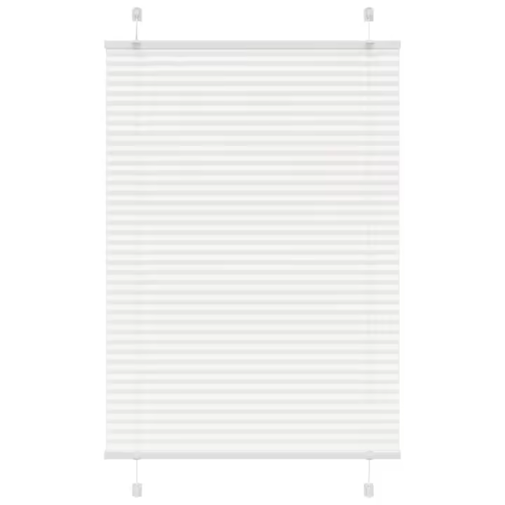Estor Plisado blanco 85x100 cm Tela Ancho 84,4 cm Poliéster - 1