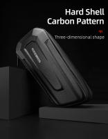 Bolsa De Bicicleta ROCKBROS De Capacidad Alta 1.5L Estuche Duro Impermeable Para MTB Y Carretera Patrón De Carbono Bolsa De Tubo Superior - details 3