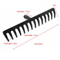 Riega De Acero Inoxidable Para Jardín Con 14 Dientes Rake De Hoja Caducifolia Para Tierra De Pinos Herramientas Agrícolas Y De Jardinería - details 1