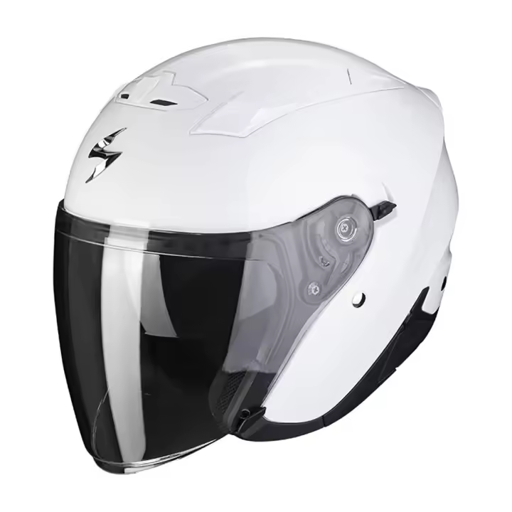 Scorpion Casco Jet Exo-230 Solid Blanco Adulto - 1
