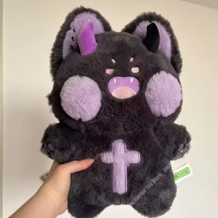 Muñeco De Peluche Kawaii 40cm Gato Dudu Anime Muñeco De Peluche Suave Decoración Para Niños Regalo De Cumpleaños Para Niños Y Niñas - 1