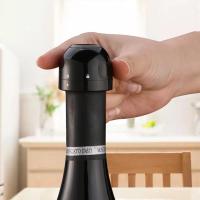 Tapa De Vaso De Vino Y Champán De Silicona Reutilizable Con Sellador Tornillo 2-1PC Para Mantener La Frescura Del Vino Y Champán - details 3