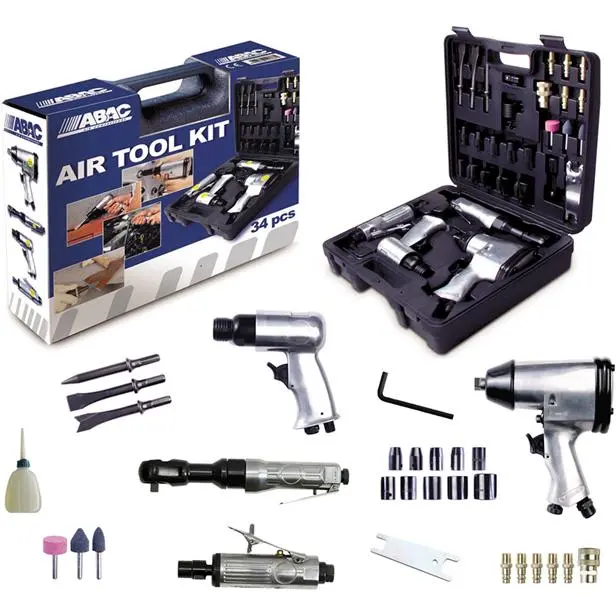 KIT HERR.NEUMATICAS AIR TOOL 34 PIEZAS - 1