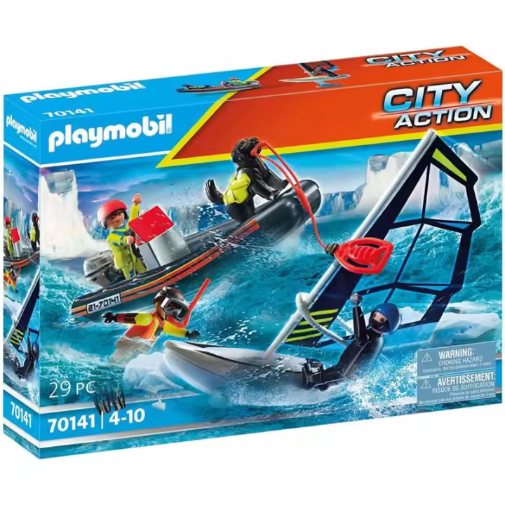 Playmobil rescate maritimo : rescate polar con bote - 1