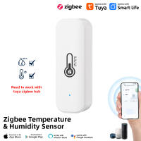 Sensor De Temperatura Y Humedad Inteligente Zigbee Tuya Monitor Remoto Por App Compatible Con Alexa Google Para Hogar Inteligente Var SmartLife - details 0