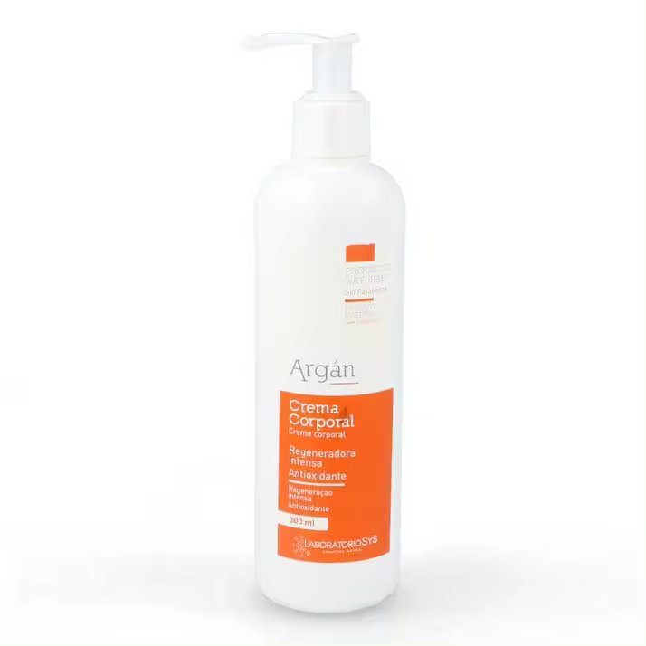 Laboratorio SYS Crema Corporal Argan 300Ml. Laboratorios S&S - Hidrata y Regenera la Piel - 1