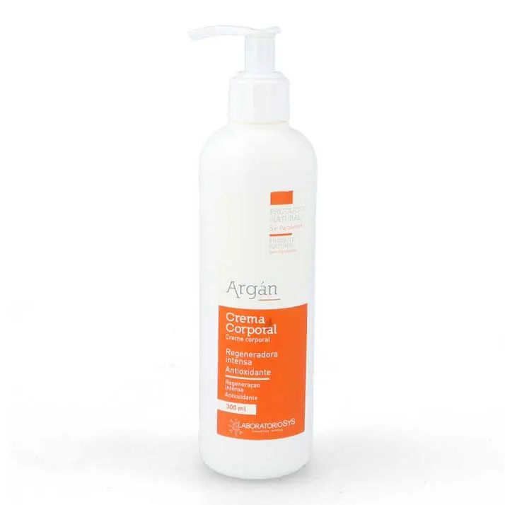 Laboratorio SYS Crema Corporal Argan 300Ml. Laboratorios S&S - Hidrata y Regenera la Piel - 1