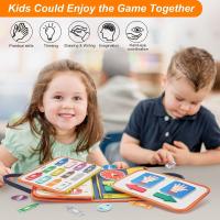 Juguete Educativo Montessori Para Niños Juego De Rompecabezas De Peluche Bolsa Ocupada De Actividades Para Entrenamiento Temprano De Niños Aprendizaje Preescolar - details 2