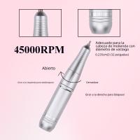 Máquina De Uñas Eléctrica Recargable Profesional 45000RPM Portátil Para Archivar Uñas De Acrílico Y Gel Eliminación De Uñas Postizas - details 4