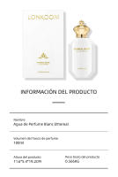 [Oficial] LONKOOM Perfume, ETHEREAL WHITE EDP,100ml, perfume para hombres, perfume para mujeres - details 4