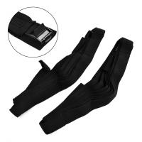 2pcs Cinta De Atado Ratcheteada Negra 2/3/4/5m*2.5cm Con Hebilla De Metal Para Maletas Y Carga Lashin Dropshipping - details 3