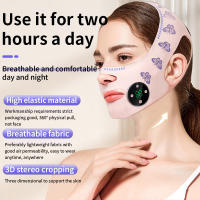 Cinta De Levantamiento Facial EMS Para Relajación Y Adelgazamiento USB Recargable Reducción Del Doble Mentón Elevador De Las Checas Máscara Facial Para Unificación Del Rostro - details 3