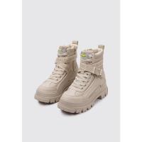 buffalo london ASPHA COM1 Bota Plataforma Mujer beige - details 0