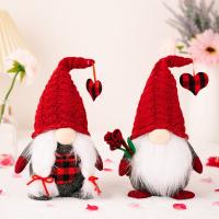 Gnomos De Encaje Para Día De San Valentín Decoraciones De Elfos De Terciopelo Mr Y Mrs Decoración Nórdica Hecha a Mano Para El Hogar - details 4