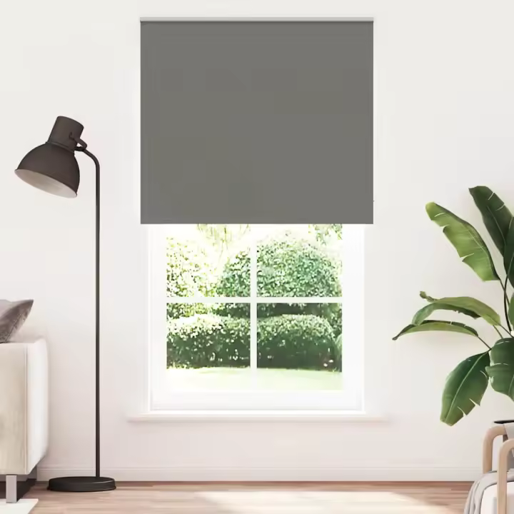Estor Enrollable Opaco gris 125x210 cm Tela Ancho 121,6 cm - 1