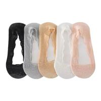 Mujer Pantalones Tobilleros,5 Pares Calcetines Invisibles Mujer Tobilleros Antideslizante Cortos Verano Transpirable Algodon Bajos sin Costura Pinkies Mujer Finos Para Mocasines - details 0