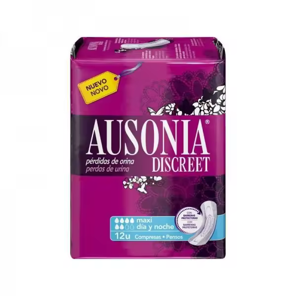 Ausonia Compresas Discreet 12 Maxi - 1