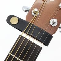 2pcs Hebilla De Correa Para Guitarra De Cuero Con Botón De Cierre Seguro Para Acústica Eléctrica Clásica Y Bajo - details 3