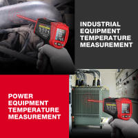 HABOTEST HT651D Termómetro Infrarrojo Con Láser Medidor De Temperatura No Contacto Industrial Rango -50-800℃ Digital Portátil - details 19